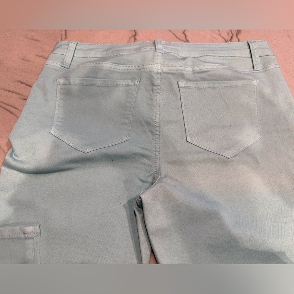 Makers of True Originals Mint Green Skinny Jeans Size 31 Pastel Stretch - Picture 11 of 16